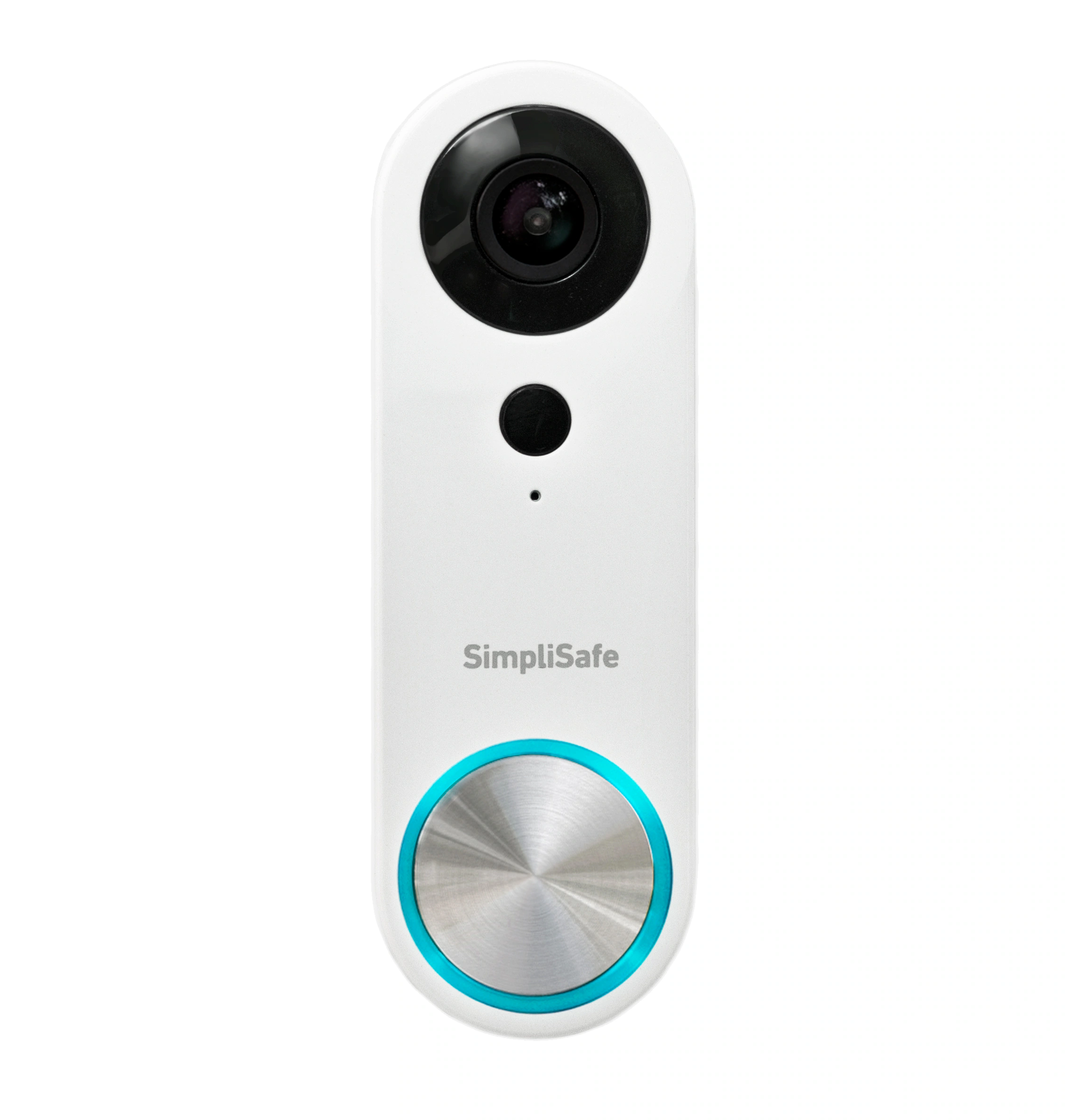 SimpliSafe Wired Wi-Fi Compatible Smart Video Doorbell in White