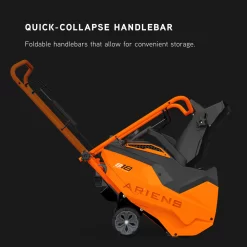 Ariens 18S 18-in Single-stage Push with Auger Assistance Gas Snow Blower
