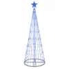 Kringle Traditions 72-in Christmas Tree Yard Decoration with Blue LED Lights