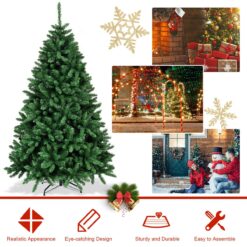 WELLFOR 6-ft Artificial Christmas Tree