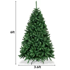 WELLFOR 6-ft Artificial Christmas Tree