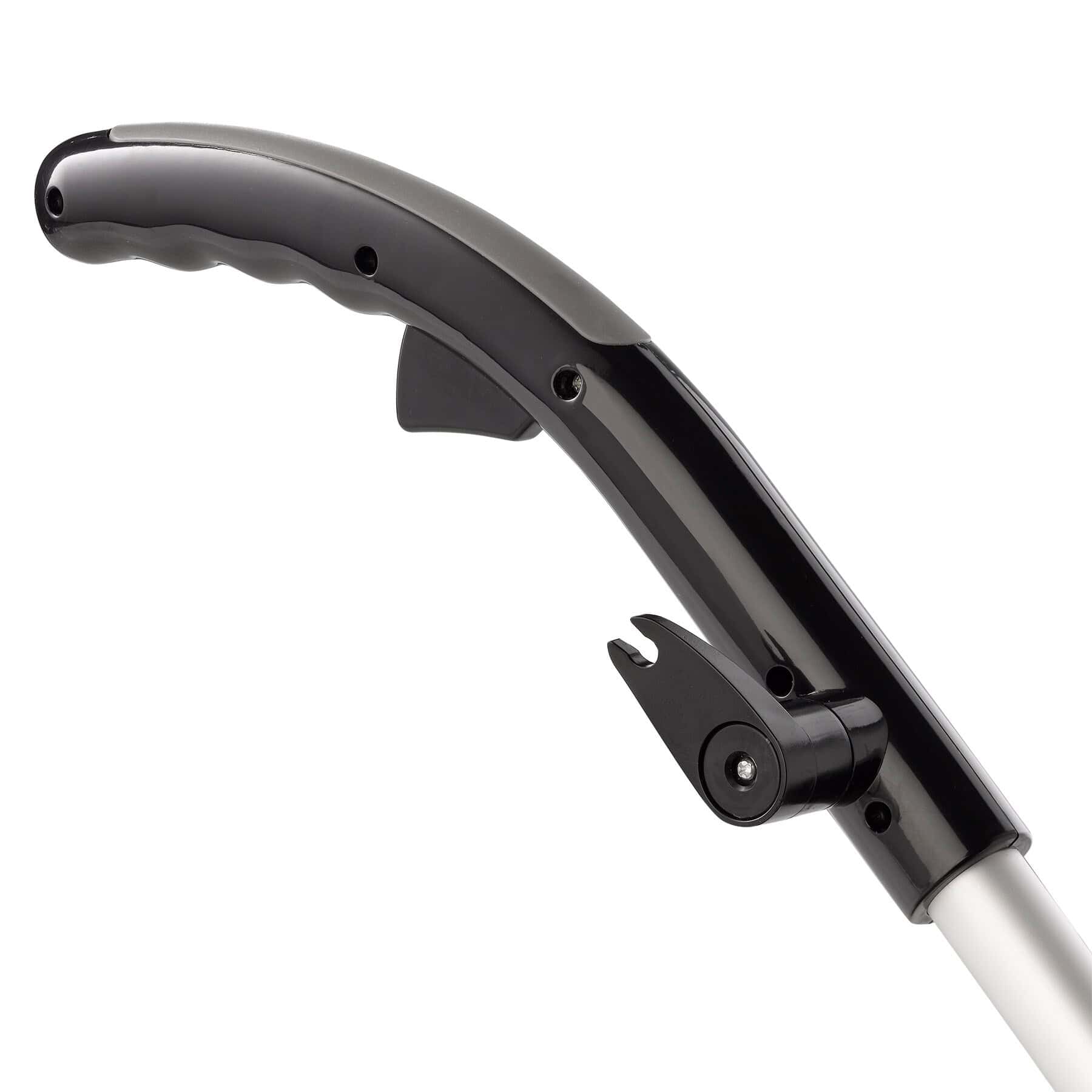 Reliable Steamboy Steam Mop with Scrubber Brush - White, 12-in Cleaning Path, 180 Swivel, Easy Press Foot Release