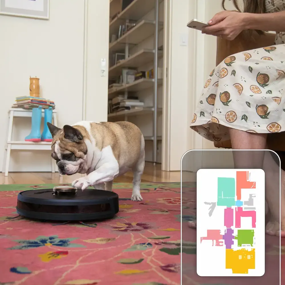 bObsweep - PetHair SLAM Wi-Fi Connected Robot Vacuum Cleaner - Austin Espresso