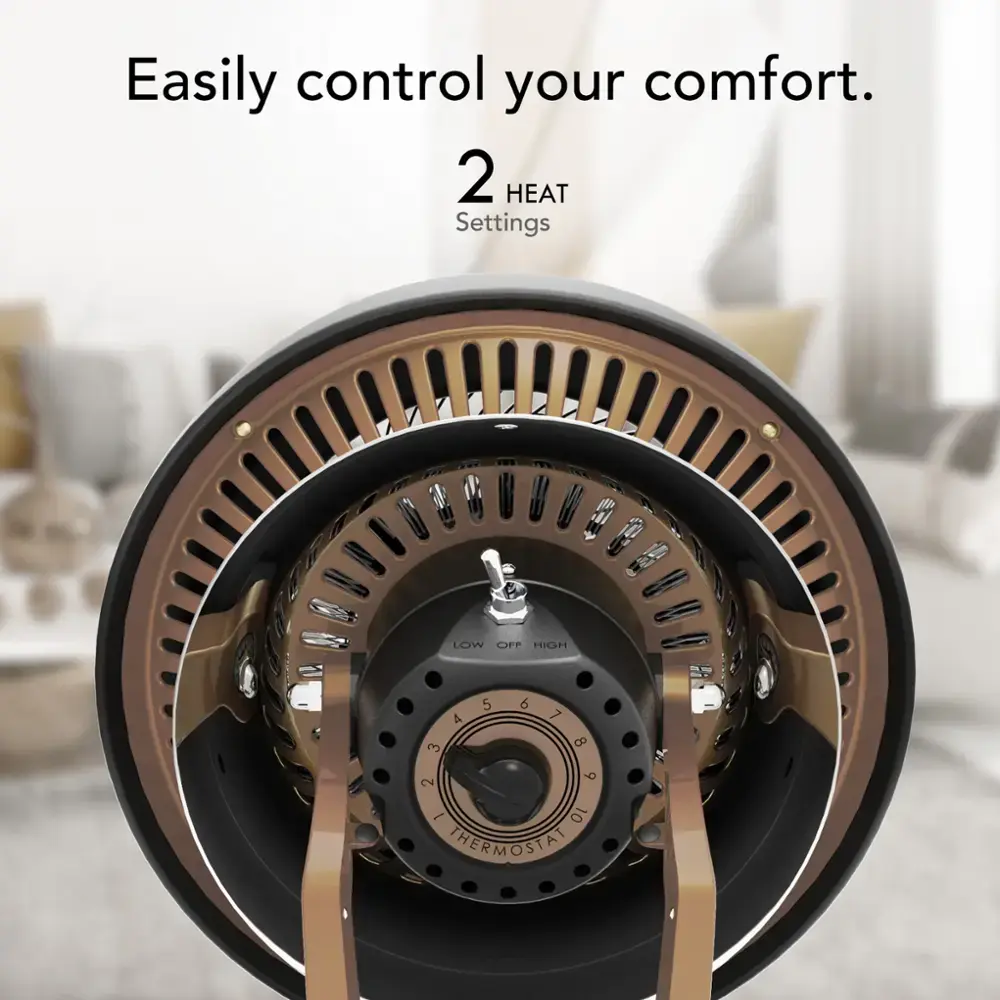 Vornado VHEAT Alchemy Whole Room Space Heater - Gunmetal