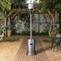 Fire Sense 46000-BTU Antique Bronze Aluminum Floorstanding Liquid Propane Patio Heater