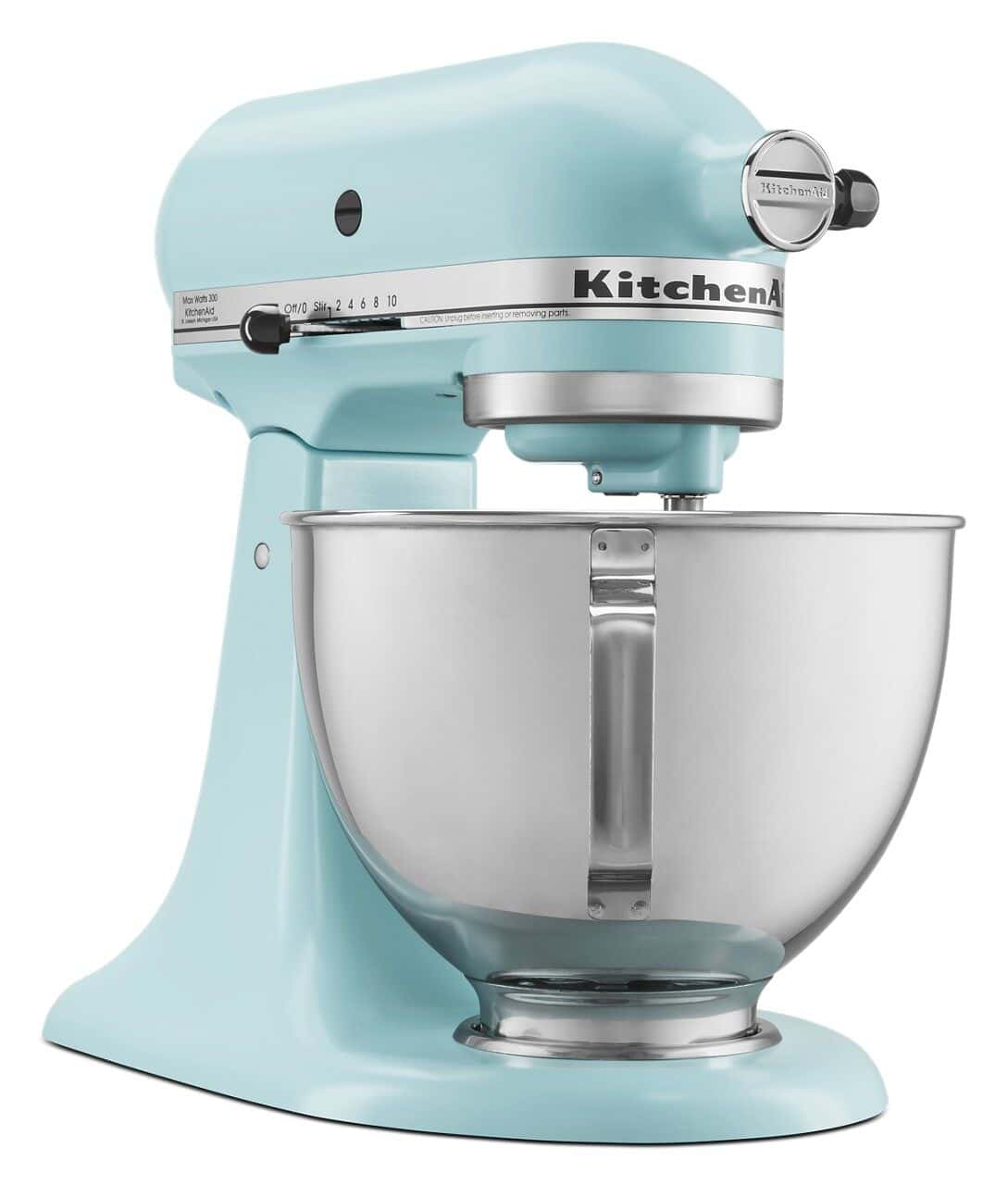 KitchenAid Deluxe 4.5 Quart Tilt-Head Stand Mixer, Mineral Water Blue, KSM97MI