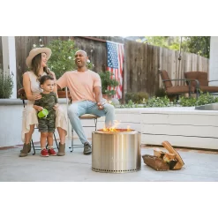 Solo Stove Bonfire 2.0 Fire Pit, Silver