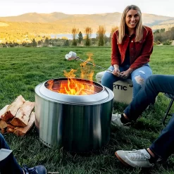 Solo Stove Yukon 2.0 Fire Pit, Silver