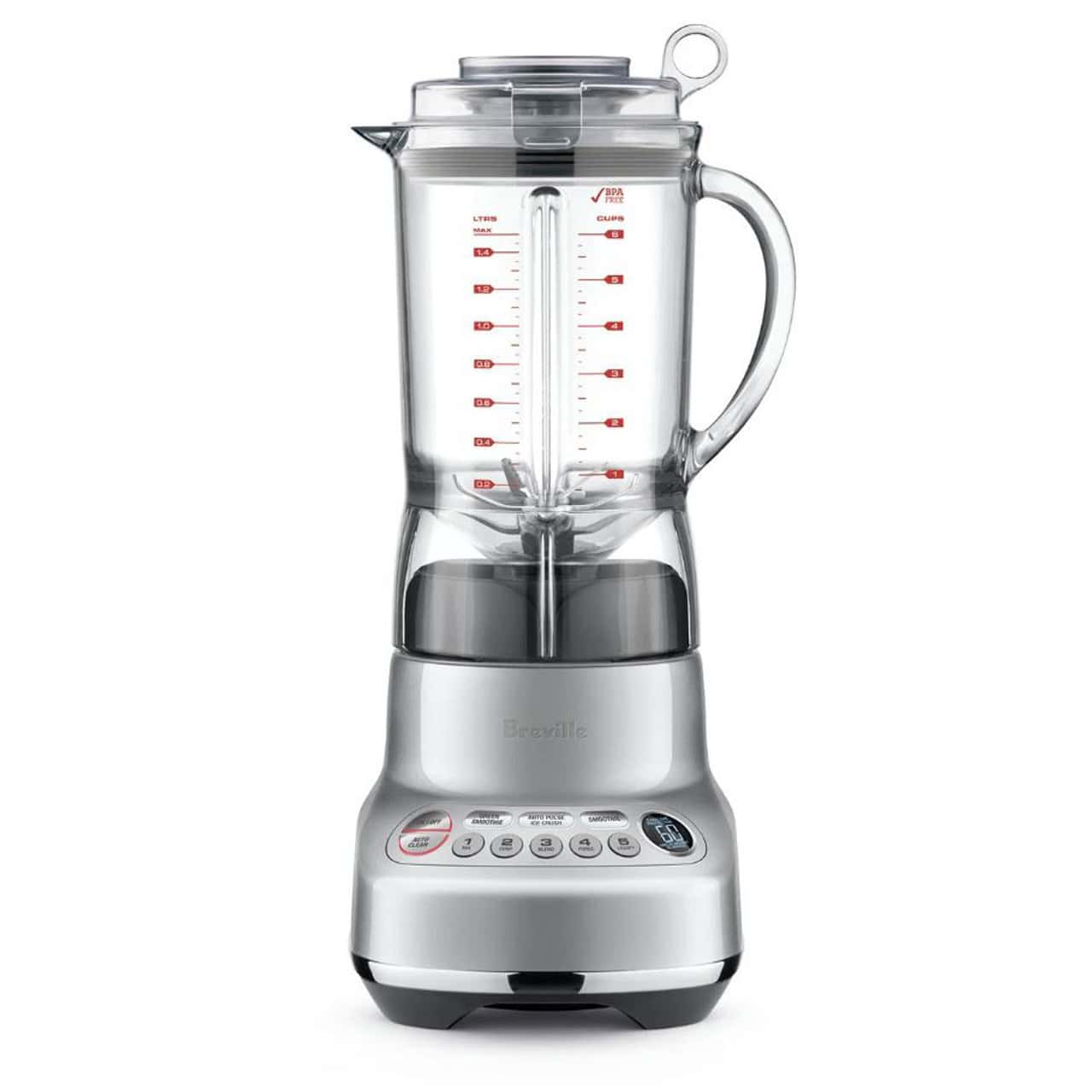 Breville BBL620SIL1AUS1 The Fresh & Furious Food Blender, 50oz, Silver