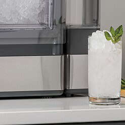 GE Profile Opal Nugget Ice Maker + Side Tank, Countertop Icemaker, Stainless Steel, 24lbs Daily Ice Production