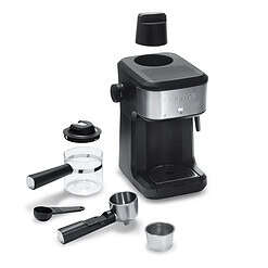 Gourmia Mr. Coffee 4 Bar, 4-Cup Black for Espresso Machines