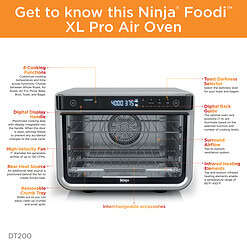 Ninja Foodi 8-in-1 XL Pro Air Fry Oven, Large Countertop Convection Oven, DT200