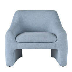 Better Homes & Gardens Emerson Curvy Accent Chair, Soft Blue
