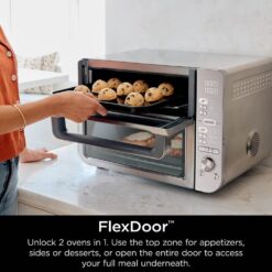 Ninja - Double Stack XL Countertop Oven & Air Fryer with Pro Cook System - Stainless Steel