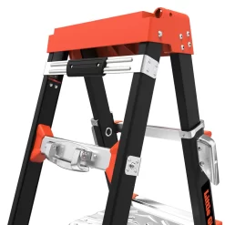 Little Giant Ladders Select Step M6 10-ft Fiberglass Type 1aa- 375-lb Load Capacity Telescoping Step Ladder