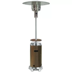 Hanover 48000-BTU Bronze Steel Floorstanding Liquid Propane Patio Heater