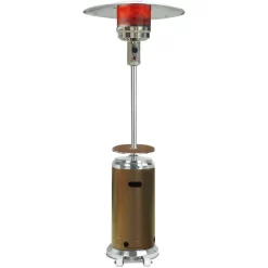 Hanover 48000-BTU Bronze Steel Floorstanding Liquid Propane Patio Heater