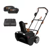 WORX Nitro Power Share 40-volt Max 20-in Single-stage Push Battery Snow Blower 4 Ah (Battery and Charger Included)