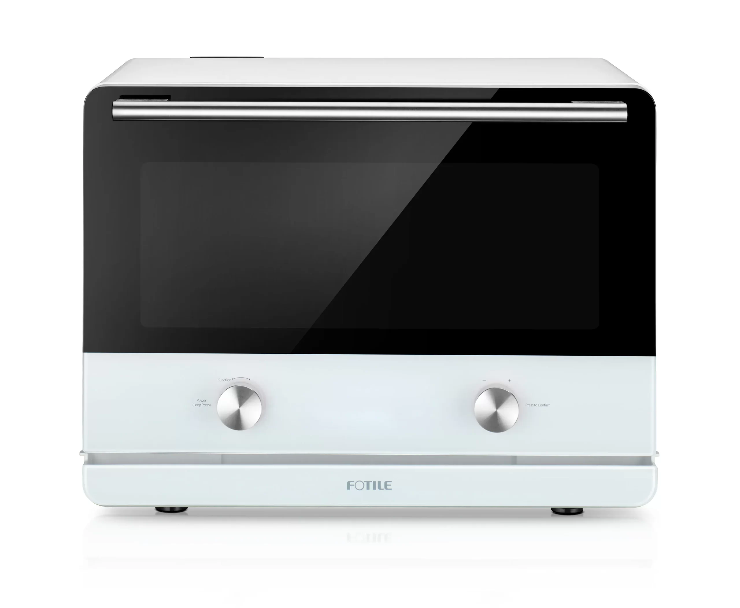 FOTILE ChefCubii 4-In-1 Steam Air Fryer Food Dehydrator 6-Slice White Convection Toaster Oven Automatic Shut-off