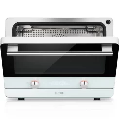 FOTILE ChefCubii 4-In-1 Steam Air Fryer Food Dehydrator 6-Slice White Convection Toaster Oven Automatic Shut-off