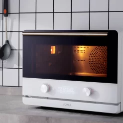 FOTILE ChefCubii 4-In-1 Steam Air Fryer Food Dehydrator 6-Slice White Convection Toaster Oven Automatic Shut-off