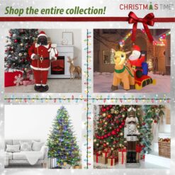 Christmas Time 6.5-ft Pennsylvania Pine Artificial Christmas Tree