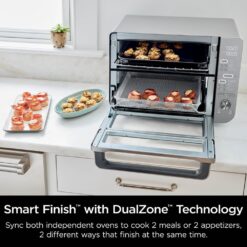 Ninja - Double Stack XL Countertop Oven & Air Fryer with Pro Cook System - Stainless Steel