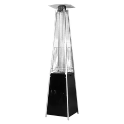Nuu Garden 48000-BTU Black Steel Floorstanding Liquid Propane Patio Heater