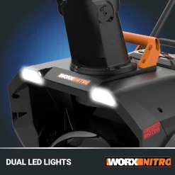 WORX Nitro Power Share 40-volt Max 20-in Single-stage Push Battery Snow Blower 4 Ah (Battery and Charger Included)