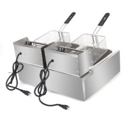 Winado 12.7-Quart Dual Zone Non-stick Deep Fryer