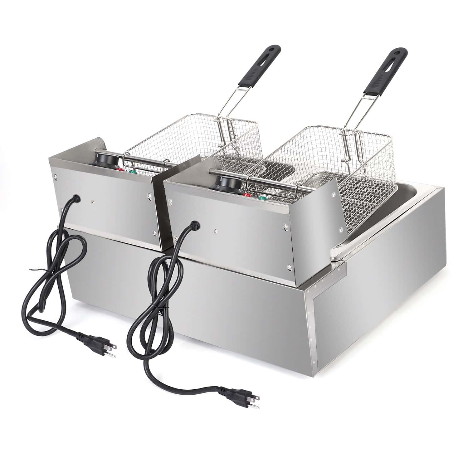 Winado 12.7-Quart Dual Zone Non-stick Deep Fryer