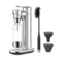 Breville - the InFizz Fusion Bundle w/CO2 - Brushed Stainless Steel