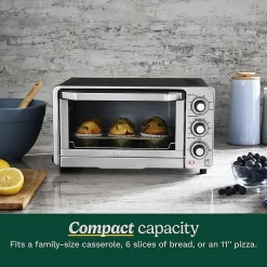 Cuisinart - Custom Classic Toaster Oven Broiler - Stainless Steel