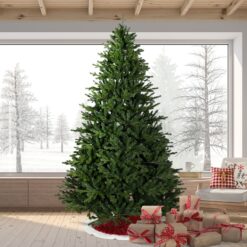 Fraser Hill Farm Unlit 9-ft Oregon Pine Artificial Christmas Tree