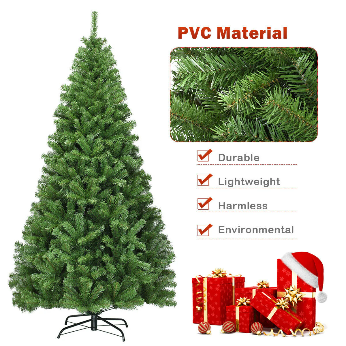 WELLFOR 6-ft Artificial Christmas Tree