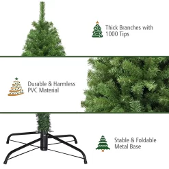 WELLFOR 6-ft Artificial Christmas Tree