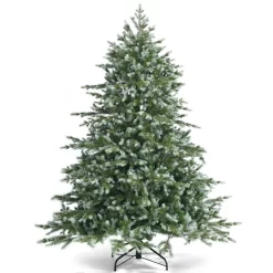 WELLFOR 6-ft Flocked Artificial Christmas Tree