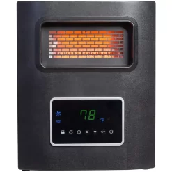 Lifesmart - 4-Wrapped Element Infrared Heater with USB Charging - Black