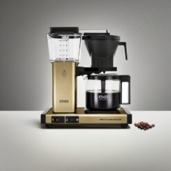 Technivorm Moccamaster 53936 KBGV 10-Cup Coffee Maker Brushed Brass, 40 Ounce, 1.25l