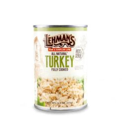 Lehman's All Natural Canned Meat, USA Made Ready to Eat for Everyday, Camping or Emergencies, 14.5 oz each, Pack of 3, Turkey