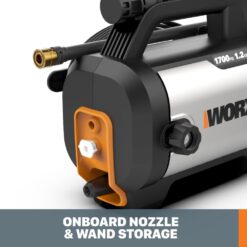 Worx 13 Amp Electric Pressure Washer Max 1870 PSI Max 1.4 GPM WG602