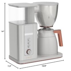 Café Specialty Drip Coffee Maker, 10-Cup Insulated Thermal Carafe, Stainless Steel
