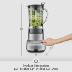 Breville BBL620SIL1AUS1 The Fresh & Furious Food Blender, 50oz, Silver