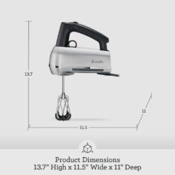Breville the Handy Mix Scraper Mixer, BHM800BTR, Black Truffle