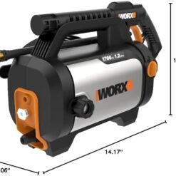 Worx 13 Amp Electric Pressure Washer Max 1870 PSI Max 1.4 GPM WG602