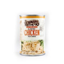 Lehman's All Natural Canned Meat, USA Made Ready to Eat for Everyday, Camping or Emergencies, 14.5 oz each, Pack of 3, Chicken