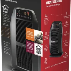 Honeywell - Heat Genius Ceramic Heater - Black
