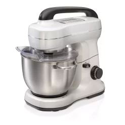 Hamilton Beach 7-Speed Stand Mixer & Attachments - White