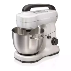 Hamilton Beach 7-Speed Stand Mixer & Attachments - White