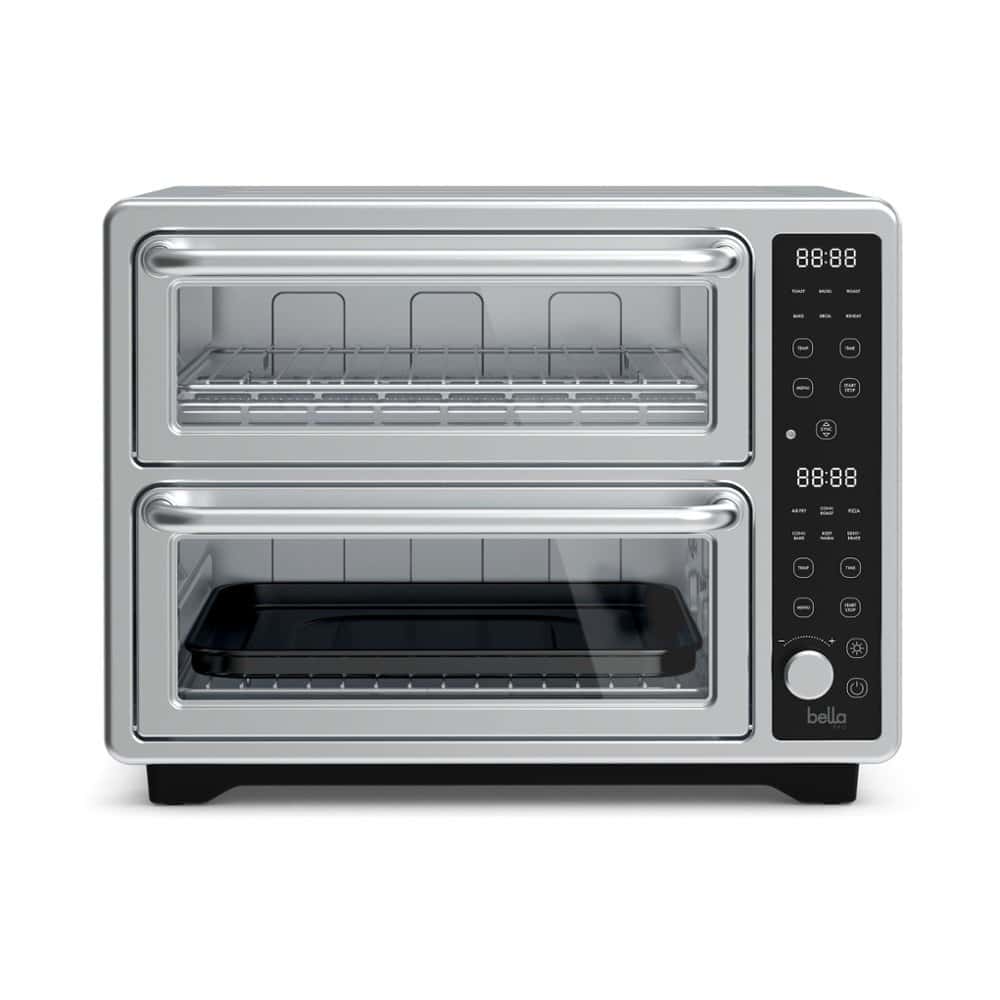 bella PRO - DoubleUp Oven with Probe Thermometer - Stainless Steel